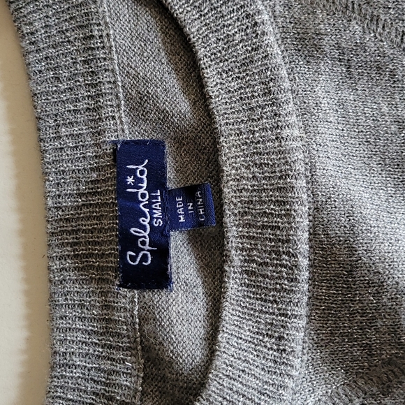 Splendid Maternity sweater in grey/silver - Picture 4 of 5